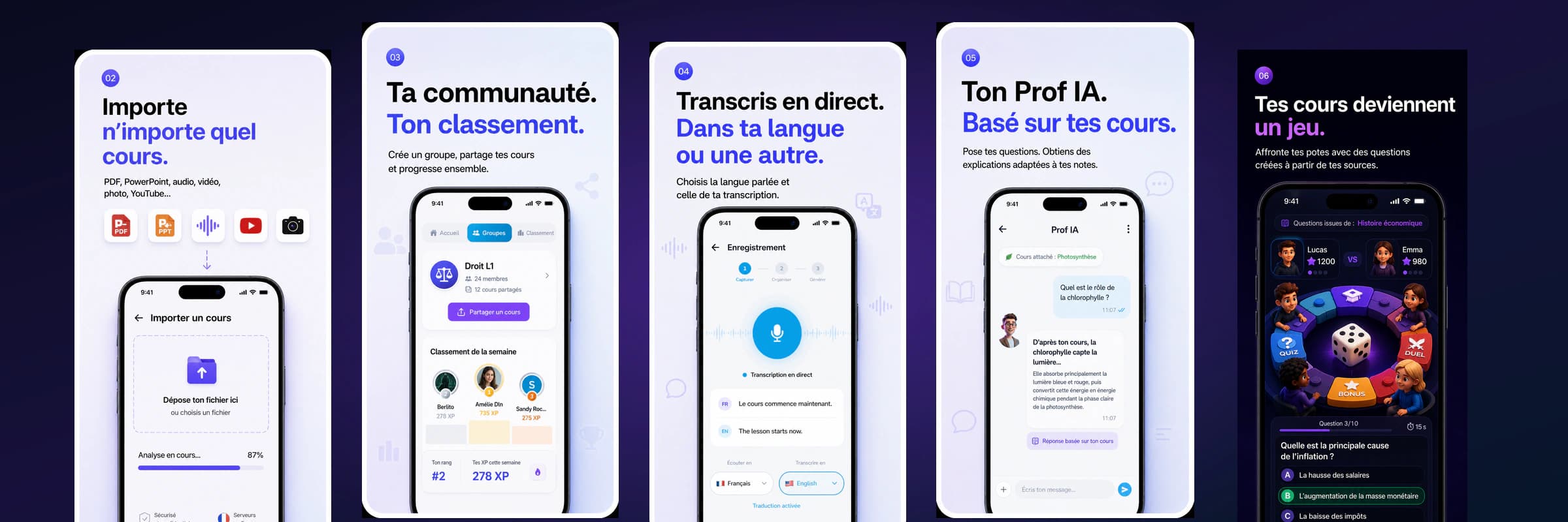 Les principales fonctionnalités de l'application Innovaweb sur iPhone