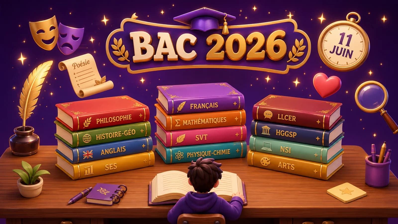 Les œuvres au programme du bac de français 2026 à réviser le dernier week-end avant l'épreuve écrite